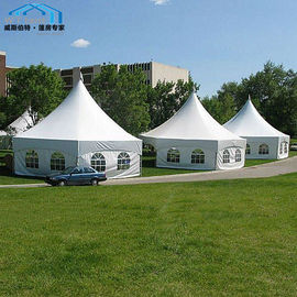 Tenda pesta Octagonal aluminium yang kuat, Penutup PVC rumput, Jangkar lapisan