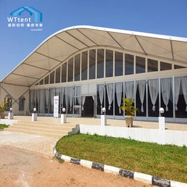 Tenda Arcum Mewah Kain PVC Penutup Dekorasi Atap Lapisan 1000 Kursi