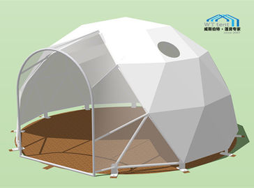 Tenda Igloo Dome yang disesuaikan dengan pintu PVC transparan tinggi untuk restoran