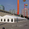 Komersial Expo Pasar Luar Tenda Dinding Kaca Tahan Korosi