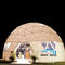 Tenda Geodesic Dome Transparan Tabung Galvanis Di Luar Penggunaan Rumah Hotel