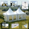 4m Pop Up Pagoda Tent Terhubung Dengan Penggunaan PVC Rain Talang Gazebo