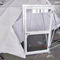 Bagian-bagian pengganti tenda yang dapat diandalkan 5mm marah tunggal pintu kaca sayap ganda