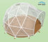 Tenda Igloo Dome yang disesuaikan dengan pintu PVC transparan tinggi untuk restoran