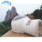 6m terbuka Inflatable Geodesic Dome Tent Transparan PVC Sampul 80 - 100km / H Windload